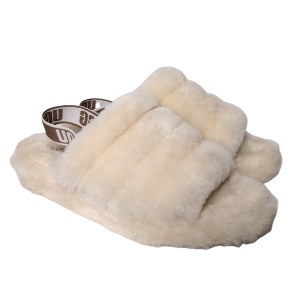 UGG Shoes - UGG Fluff Yeah Slide Sandal In Natural